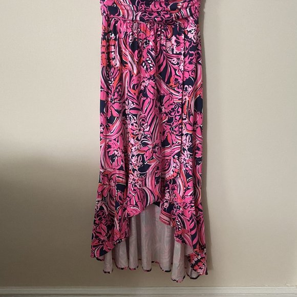 ✨2x HP✨Lilly Pulitzer Monico One-Shoulder Midi Dress NWT - Picture 11 of 11
